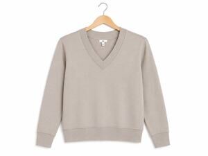 BP Nordstrom Cotton Blend V Neck Pullover Sweatshirt Size S